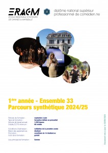 1ère année - parcours synthétique 2024/2025